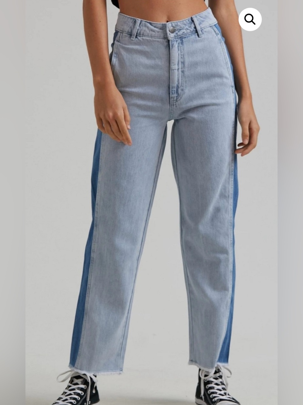 AFENDS SHELBY HEMP DENIM PANEL JEAN